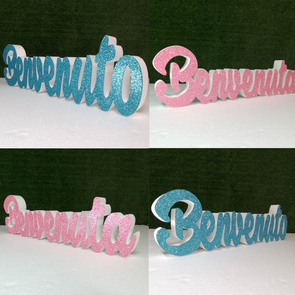 Scritta 3D In Polistirolo Personalizzata - Nome Con Glitter Per Matrimoni, Compleanni E Decorazioni - Foto 6