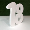 Immagine di Numeri Deco colore bianco in Polistirolo
