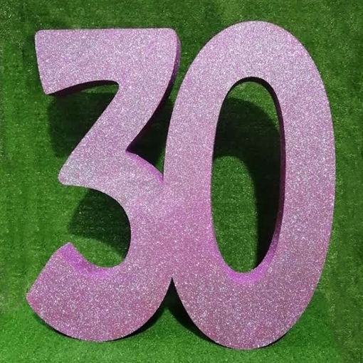 Immagine di Numeri in Polistirolo Glitterati