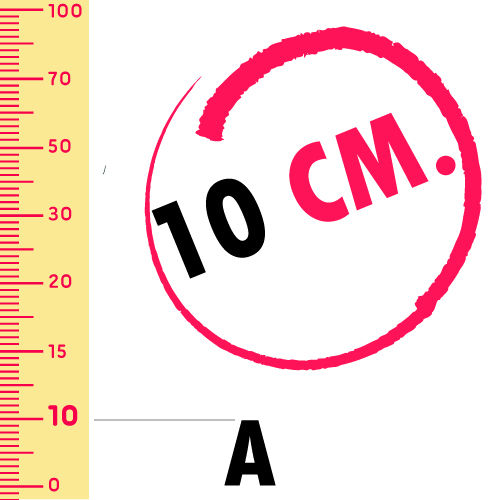 10 cm.
